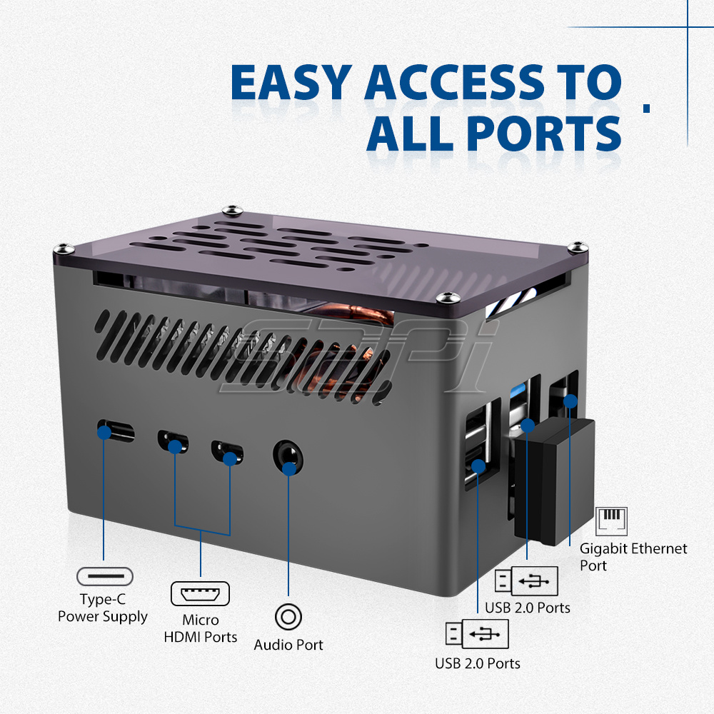 52Pi Raspberry Pi 4-Gehäuse, A – Argon One V3 M.2 Nvme Case Bewertung und Preis