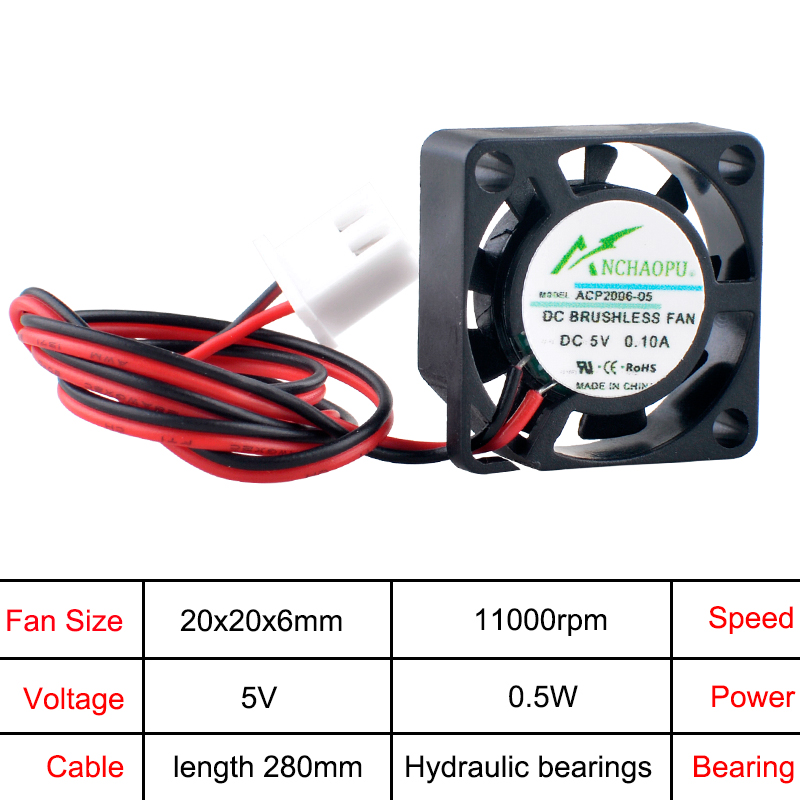 ANCHAOPU ACP2006 2cm 20mm Lüft – Raspberry Pi Water Cooling Kit Bewertung und Preis